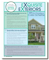 Royal Oak Mi New Home Choosing Siding Colors